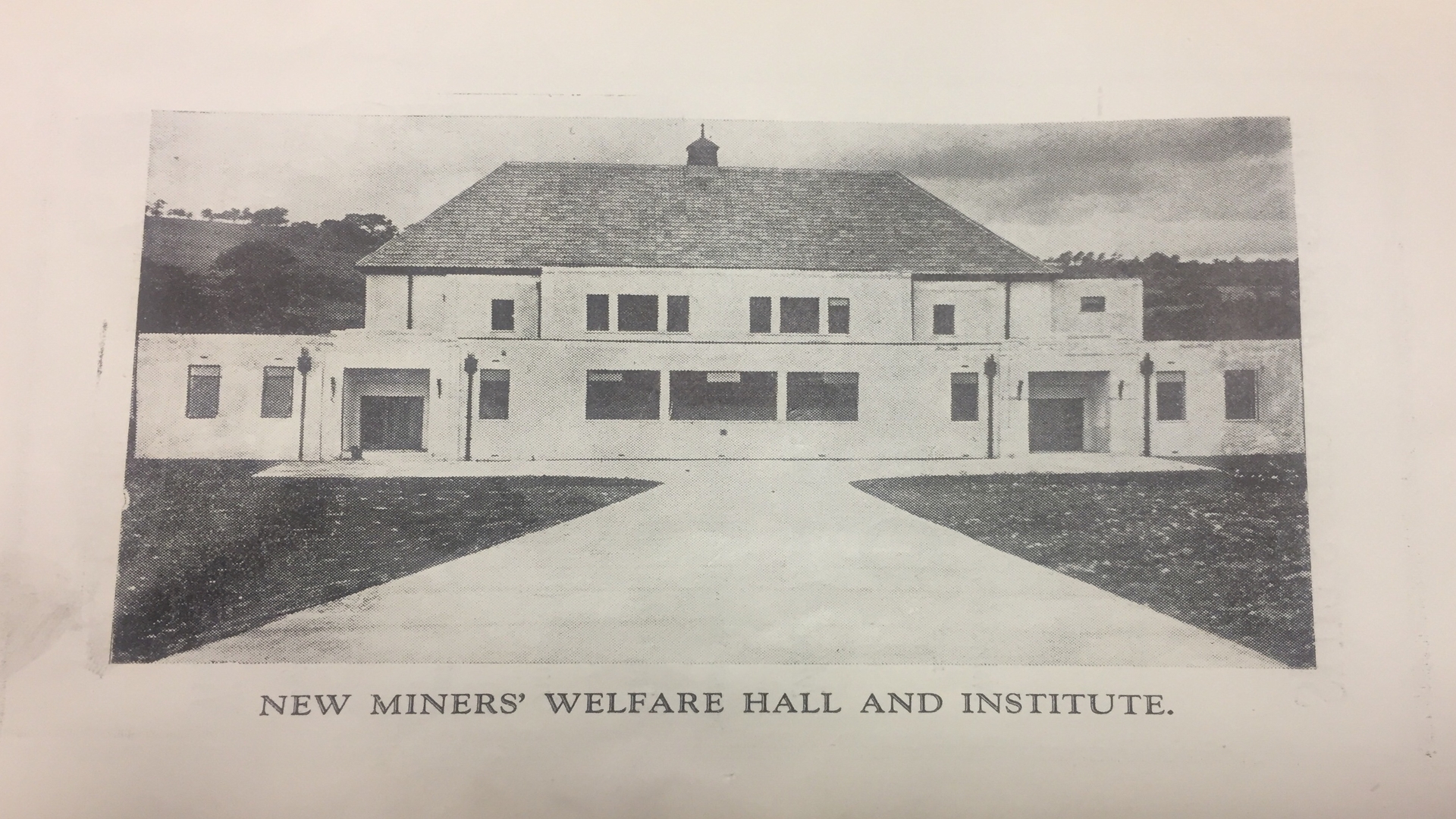 Wefare Miners Hall Archive Picture